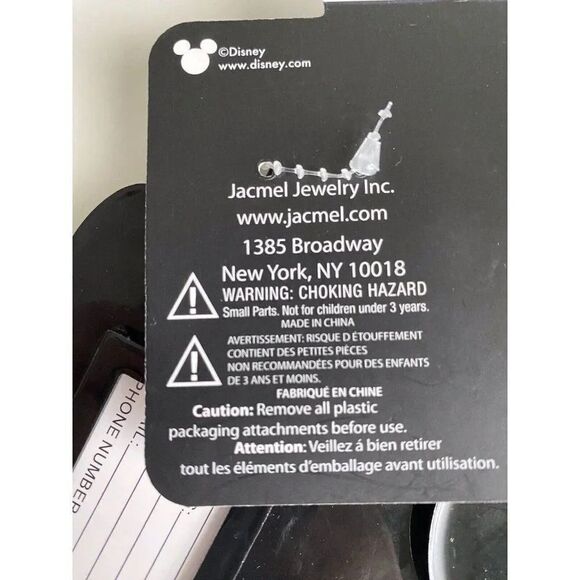 Set Of 2 DISNEY MICKEY & MINNIE MOUSE LUGGAGE BAG TAGS Big NEW - Picture 8 of 8